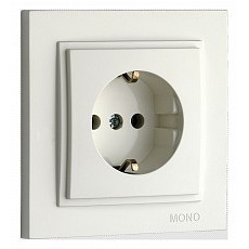 Розетка с заземлением mono electric...